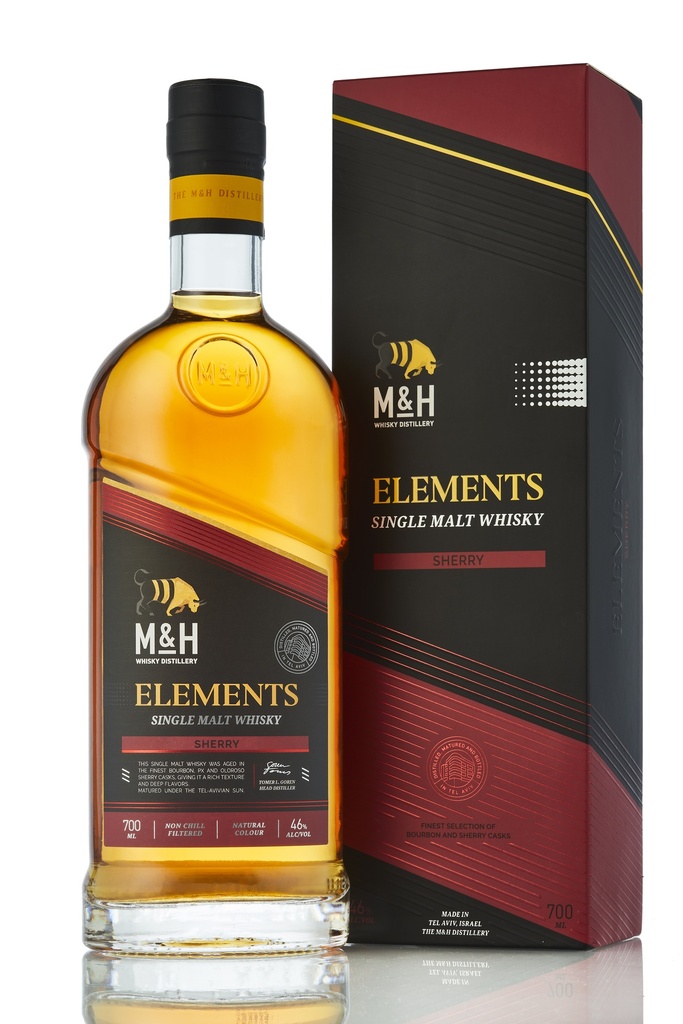 M&H Elements Sherry Cask Single Malt 46% 70CL
