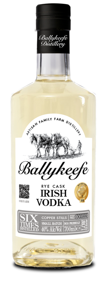 BALLYKEEFE Rye Cask Irish Vodka 40% 70CL