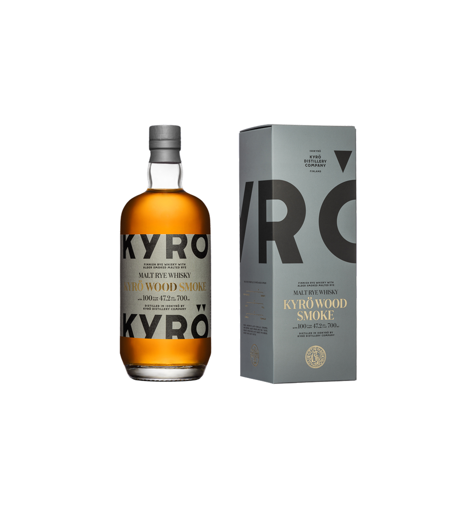 KYRO Wood Smoke Malt Rye Whisky 47,2% 70CL GB