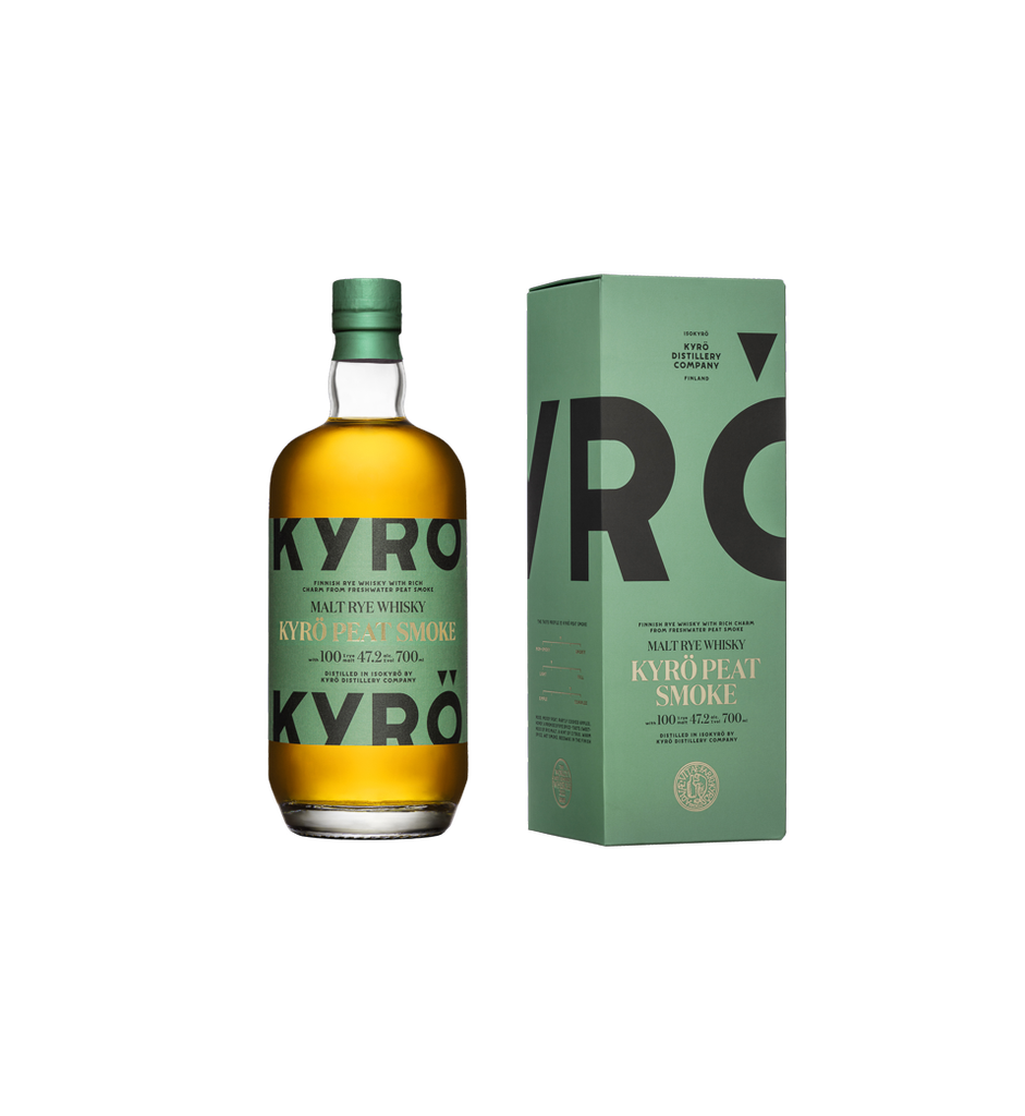 KYRO Peat Smoke Malt Rye Whisky 47,2% 70CL GB