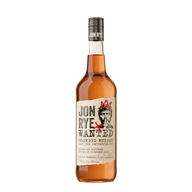 JON RYE WANTED Blended Whisky 40% 70CL